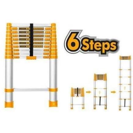 Ingco Ingco Telescopic Ladder, General Hardware Ladders & Scaffold — Southend Philippines