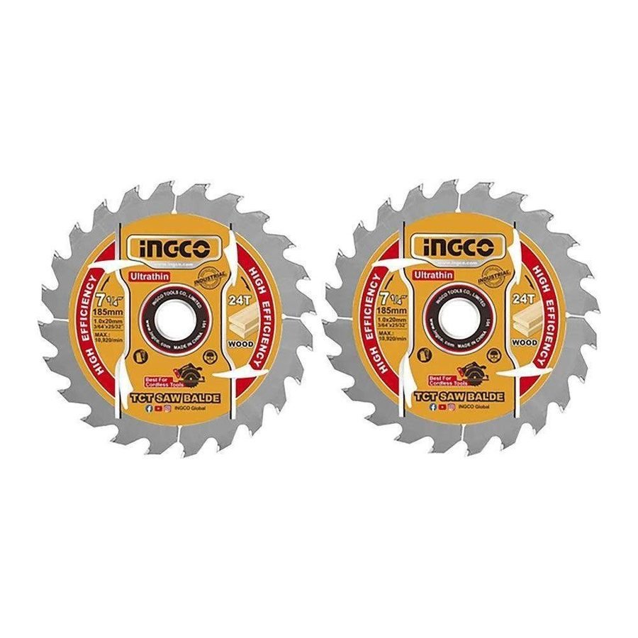 Ingco TSB1853 Ultra-Thin TCT Saw Blade Set