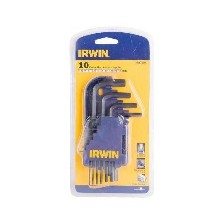 Irwin IRWIN T9097000 Hexagonal Allen Wrench Set 10pcs [Short] (Metric), General Hardware Sockets & Ratchets — Southend Philip