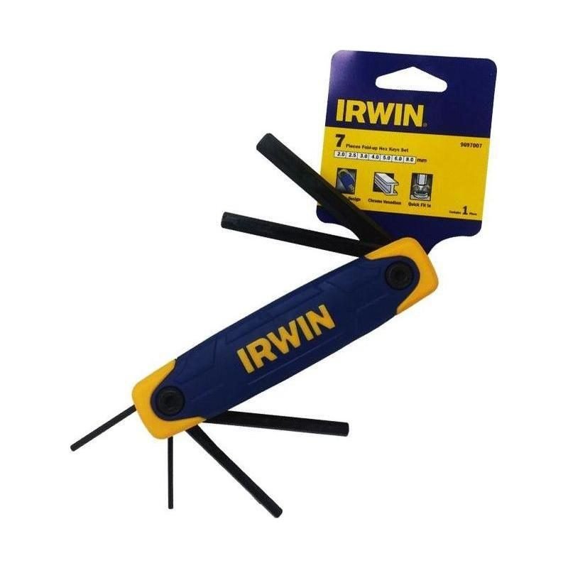 Irwin T9097007 Hexagonal Allen Wrench Set 7pcs [Fold-Up]