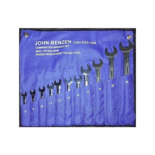 John Benzen Combination Wrench Set 8-24mm 11pcs