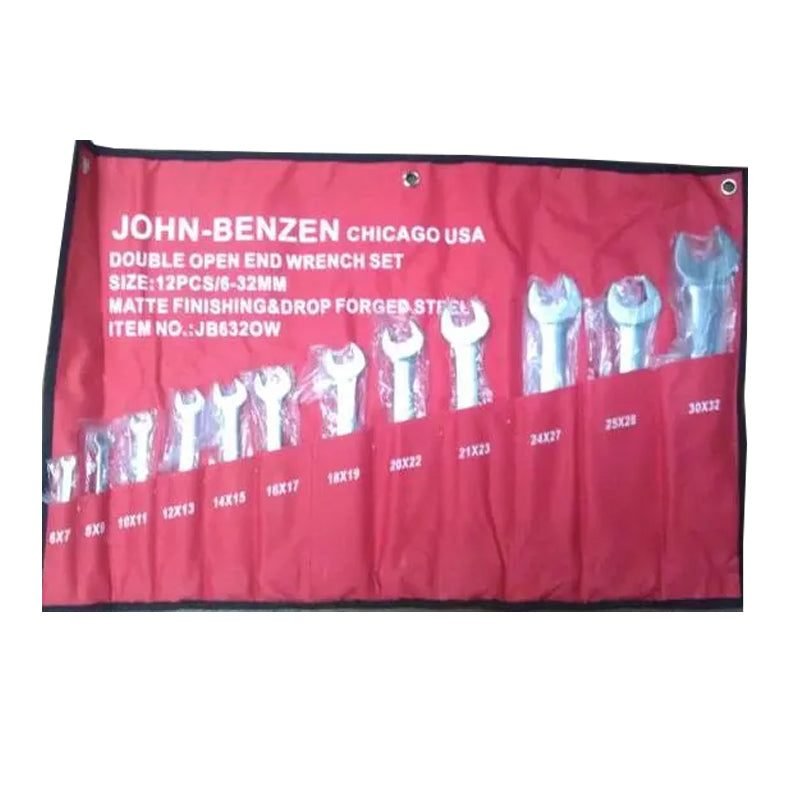 John Benzen Open Wrench Set 6-32mm 12pcs, General Hardware Wrenches — Southend Philippines