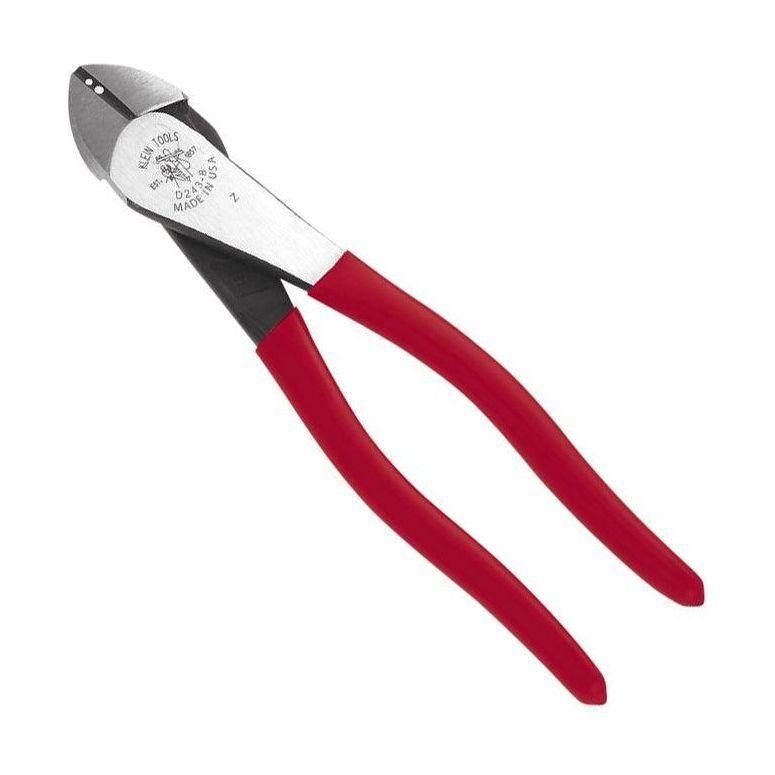 Klein Klein D243-8 Hi-Leverage Diagonal Cutting Plier With Skinning Holes, General Hardware Pliers & Cutters — Southend Phili
