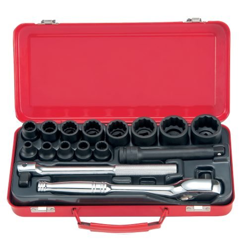 Impact Socket Wrench Set 17pcs/Set, General Hardware Sockets & Ratchets — Southend Philippines