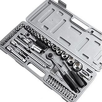 Lanzer 52pc Socket Wrench Set 1/4" & 1/2" Drive, General Hardware Sockets & Ratchets — Southend Philippines