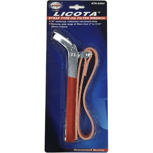 Licota Licota ATA-0264 Oil Fiter Wrench Leather Strap 2" To 4-1/4" X 16, General Hardware Wrenches — Southend Philippines