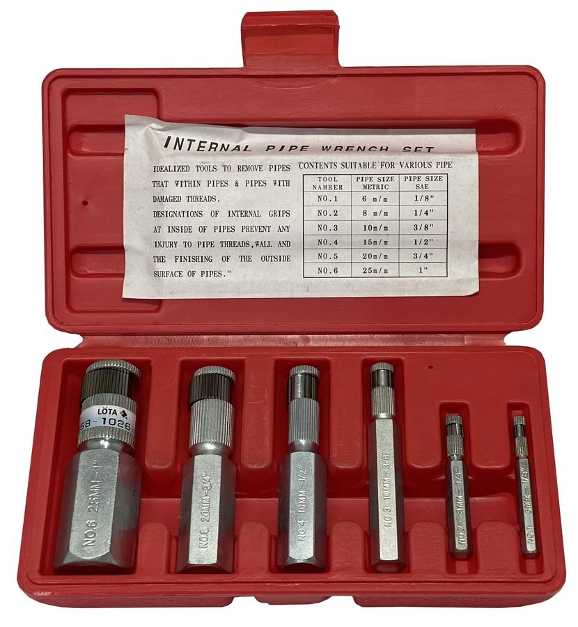 Lota LOTA Screw Extractor And Internal Pipe Wrench Set, General Hardware Wrenches — Southend Philippines