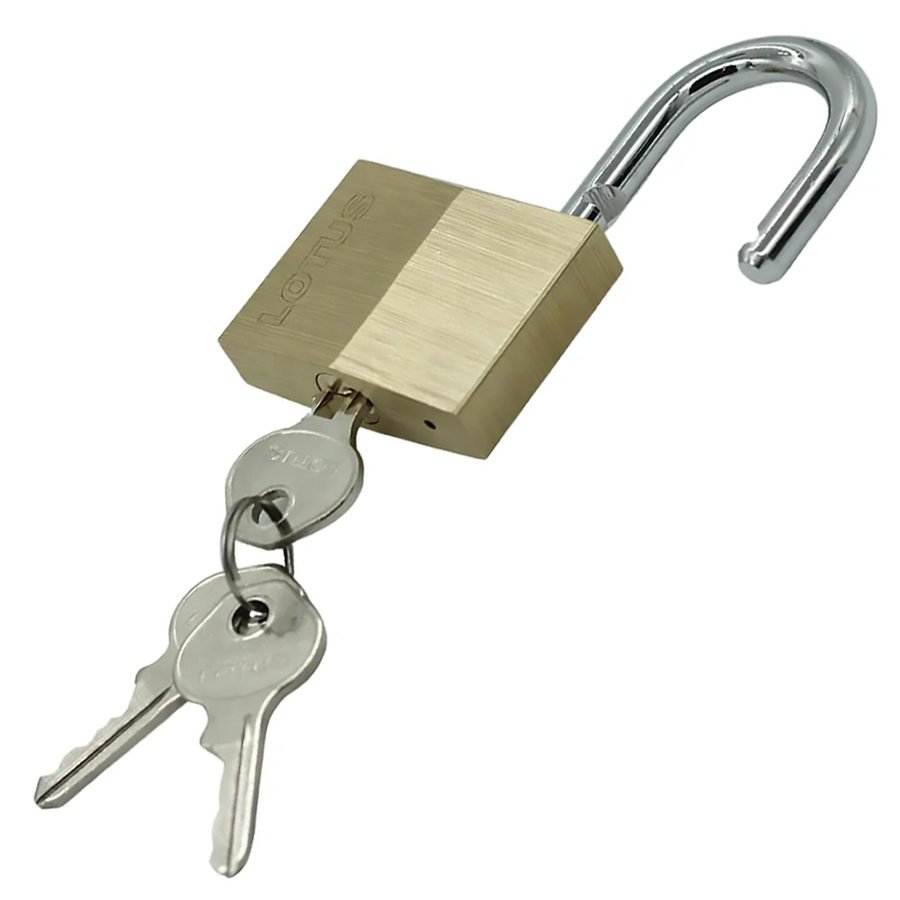 Lotus Lotus Brass Padlock, General Hardware Locks & Hinges — Southend Philippines