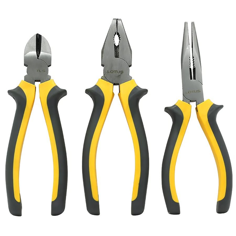 Lotus Lotus LTHT330PPS 3pcs Pro Pliers Set, General Hardware Pliers & Cutters — Southend Philippines