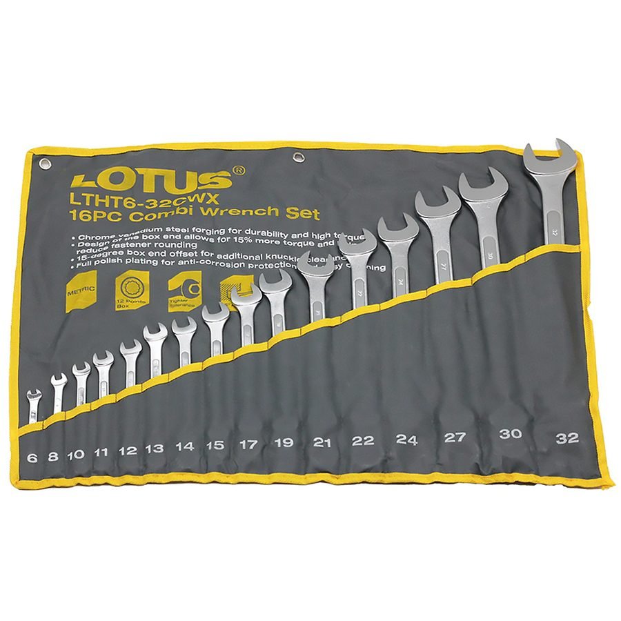 Lotus Lotus LTHT6-32CWX Combination Wrench Set 16pcs, General Hardware Wrenches — Southend Philippines