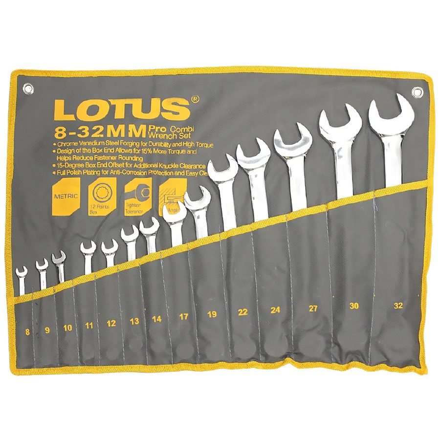 Lotus Lotus LTHT8-32CWX Combination Wrench Set 14pcs, General Hardware Wrenches — Southend Philippines