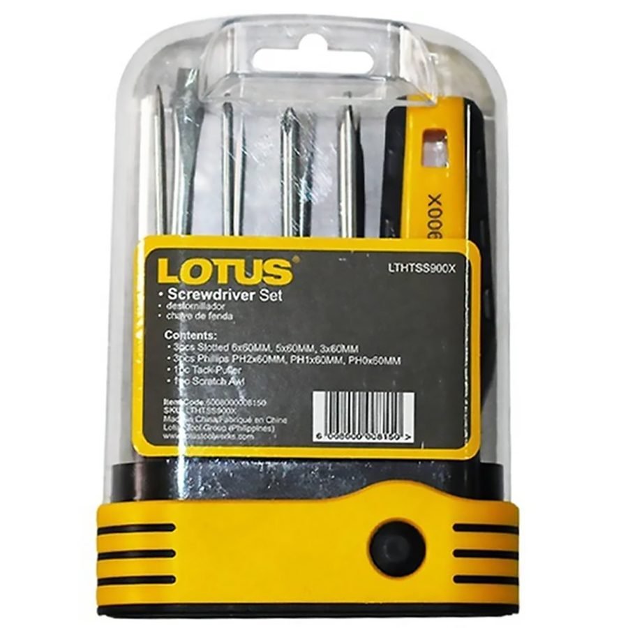 Lotus LTHTSS900X Screwdriver Set Pro 9pcs — General Hardware, Southend Philippines