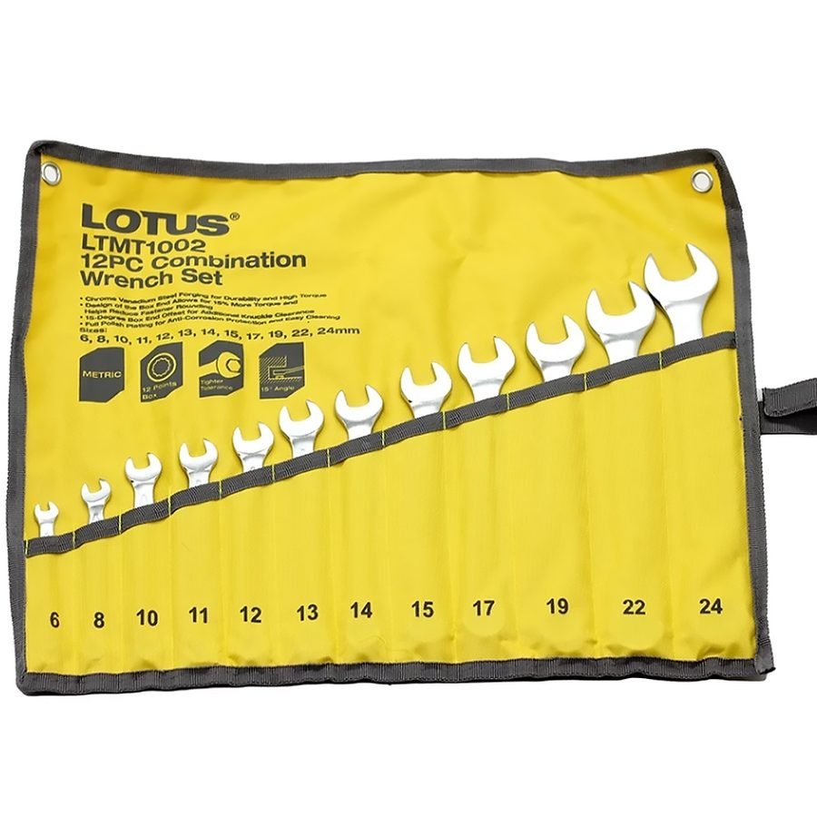 Lotus Lotus LTMT1002 Combination Wrench Set 12pcs, General Hardware Wrenches — Southend Philippines