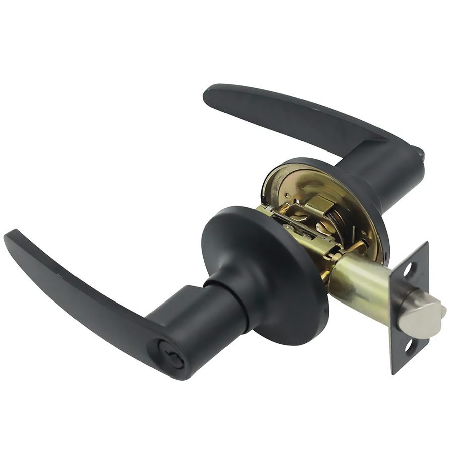 Lotus Lotus TLL 6491/ET-693 Tubular Lever Set Matt Black, General Hardware Locks & Hinges — Southend Philippines