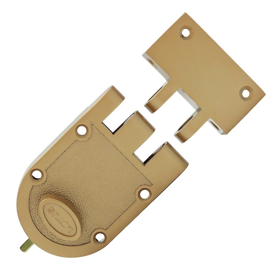 Lotus Lotus V200-PB Rim Lock Deadlock, General Hardware Locks, Hinges & Door Hardware — Southend Philippines