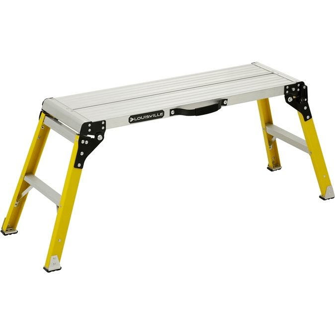 Louisville 3041-03 Fiberglass Mini Working Platform Ladder 3ft 300lbs
