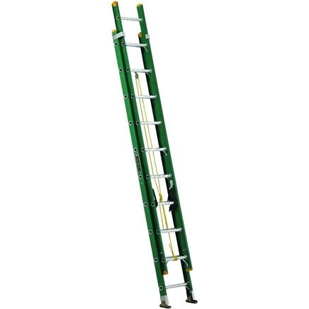 Louisville FE0600 Fiberglass Extension Ladder [GREEN] (225 Lbs), General Hardware Ladders & Scaffold — Southend Philippines