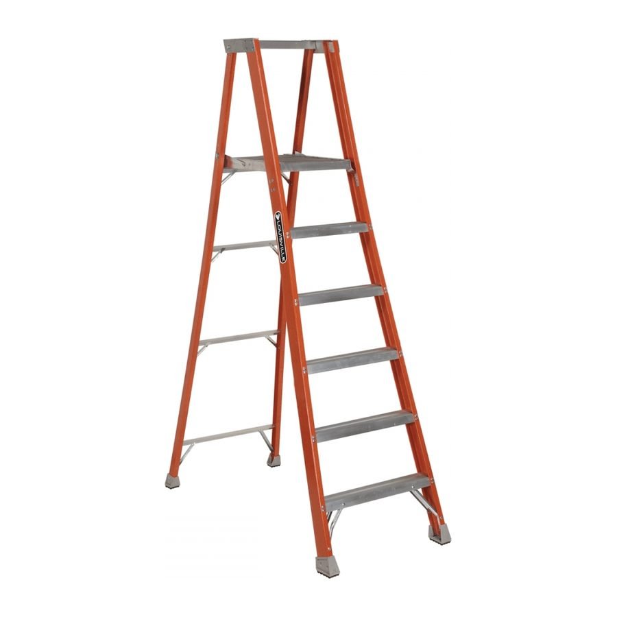 Louisville FP1500 Fiberglass Platform Type Step Ladder / A-Type Ladder (, General Hardware Ladders & Scaffold — Southend Phil