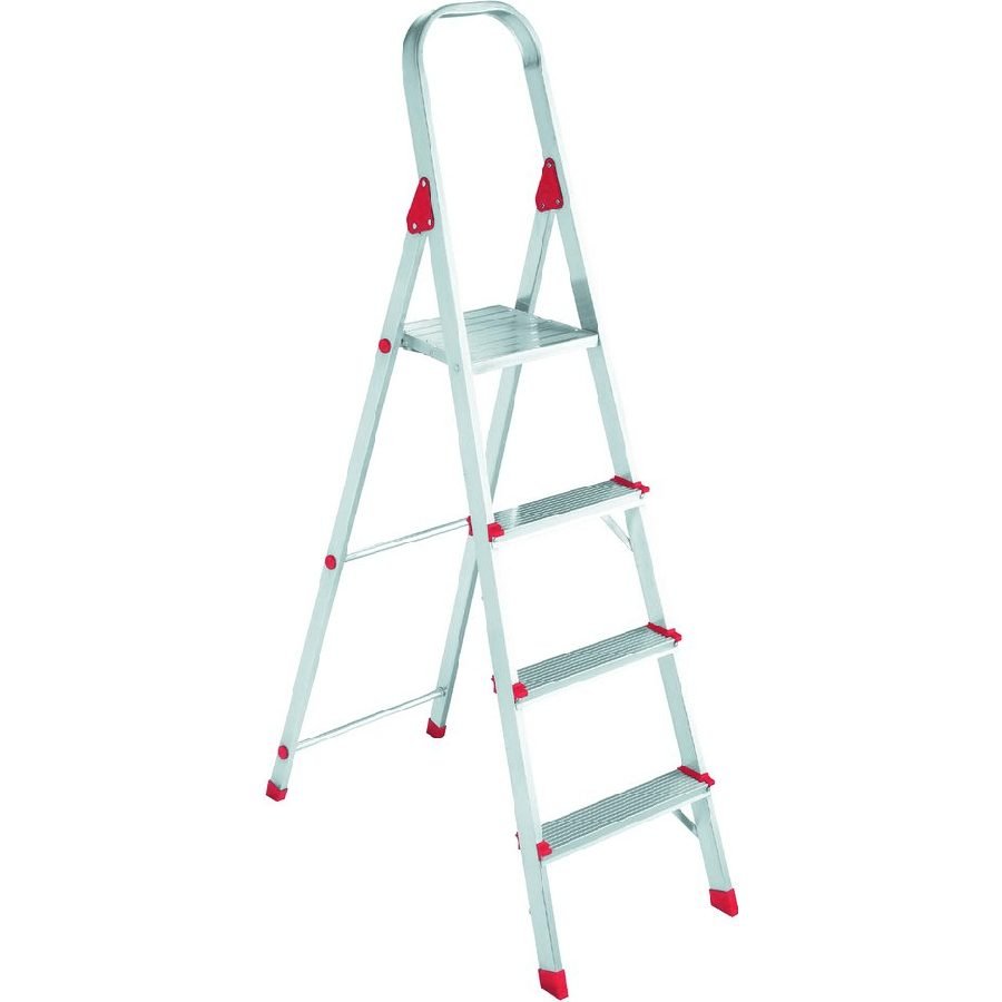 Louisville L2346 Aluminum Euro Platform Utility Step Ladder / A-Type Lad