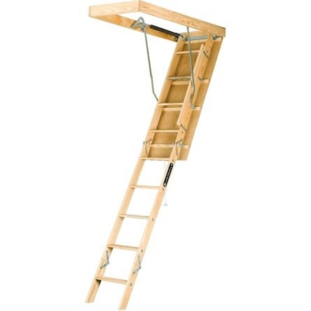Louisville L254P Wood Attic Ladder "Premium" 250 Lbs, General Hardware Ladders & Scaffold — Southend Philippines