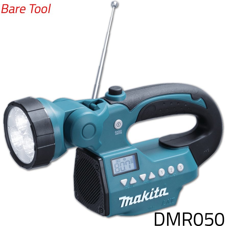 Makita Makita DMR050 18V Cordless Flashlight / FM/AM Radio (LXT-Series) [Bare], General Hardware Flashlights & Worklights — S