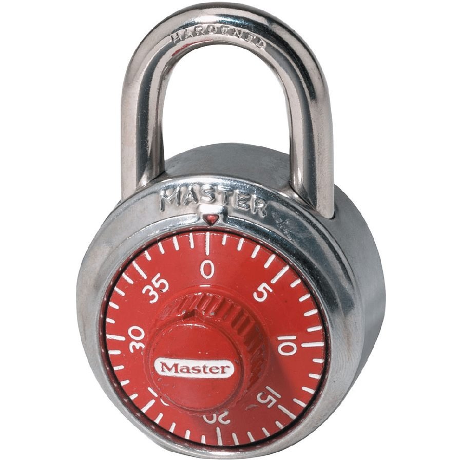 MasterLock 1504D Combination Padlock (Red), General Hardware Locks & Hinges — Southend Philippines