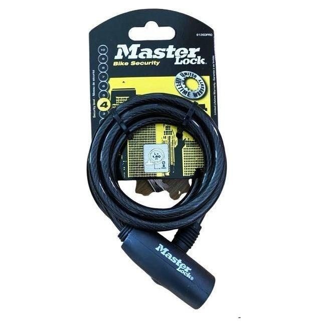 MasterLock 8126 Bicycle Lock / Cable Lock, General Hardware Locks, Hinges & Door Hardware — Southend Philippines