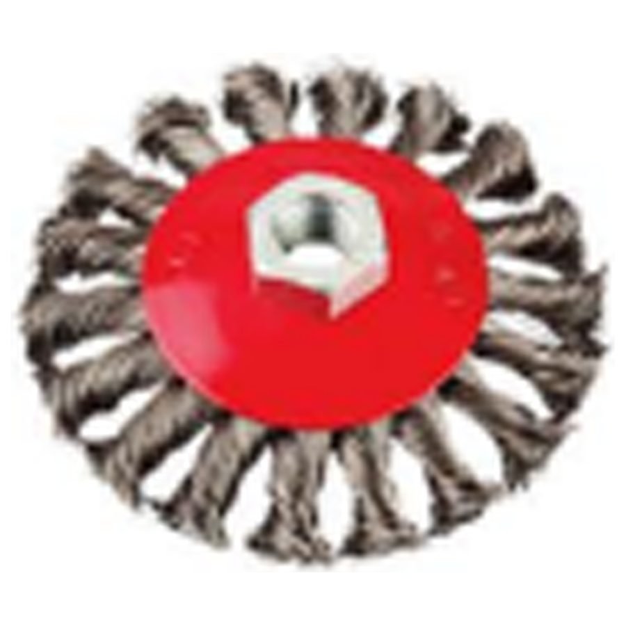 MaxSell Maxsell MBK-7510 Circular Bevel Knotted Wire Brush 4", General Hardware Brushes & Cleaning — Southend Philippines