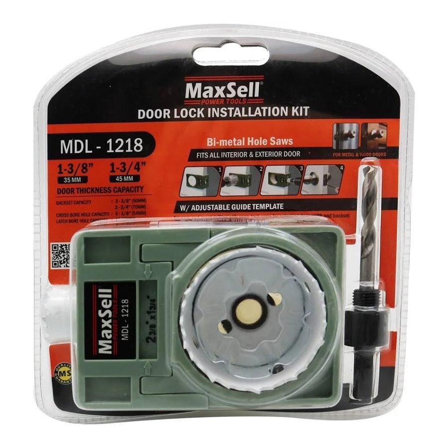 MaxSell MaxSell MDL-1218 Door Lock Installation Kit, General Hardware Locks & Hinges — Southend Philippines