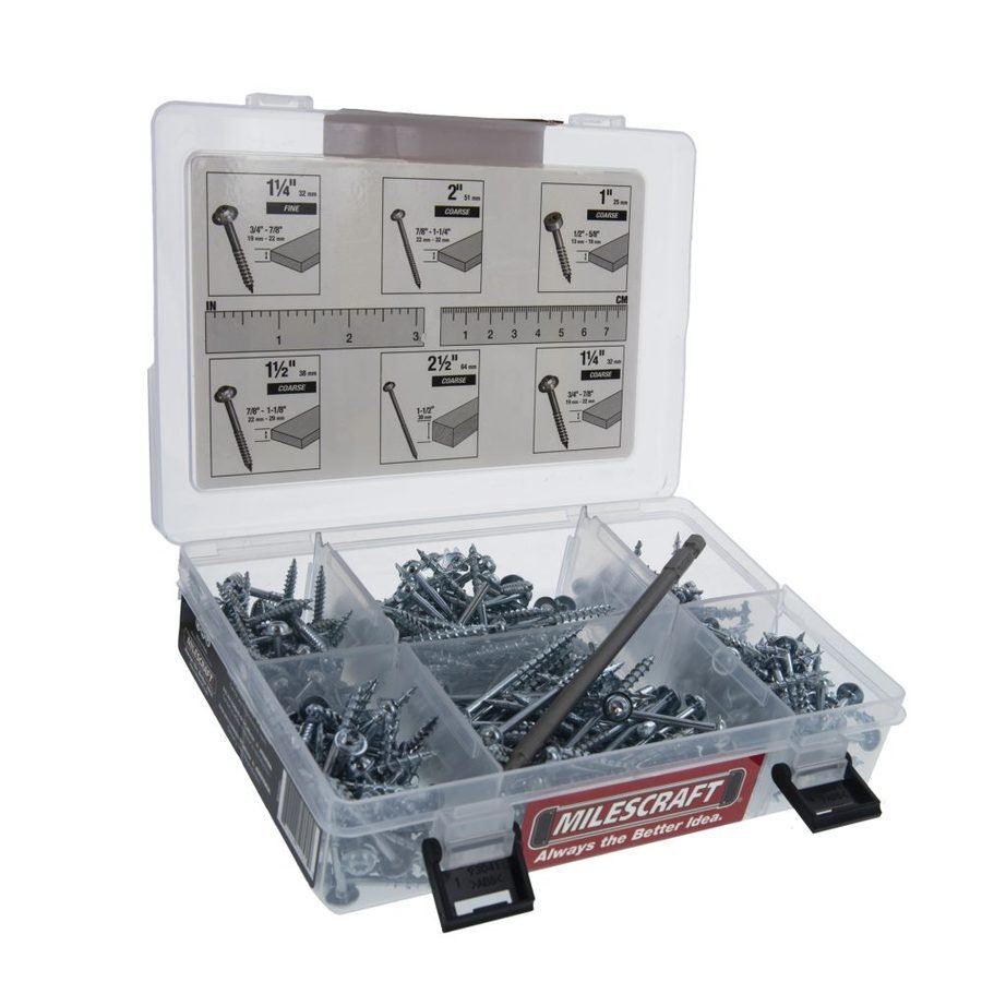 Milescraft PocketScrewKit350 Pocket Screw Kit 350pcs (5209)