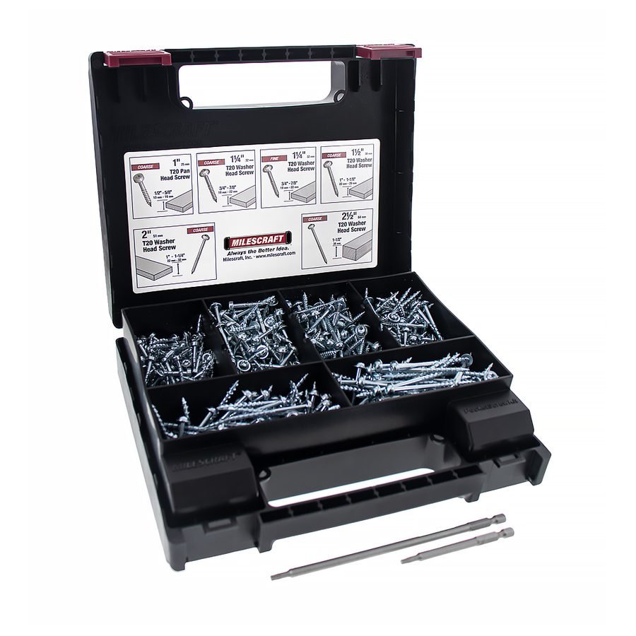 Milescraft PocketScrewKit700 Pocket Screw Kit 700pcs (5200)