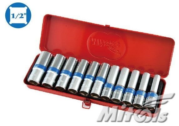 MITOOLS Deep Socket Set 1/2" Square Drive X 12 Points, General Hardware Sockets & Ratchets — Southend Philippines