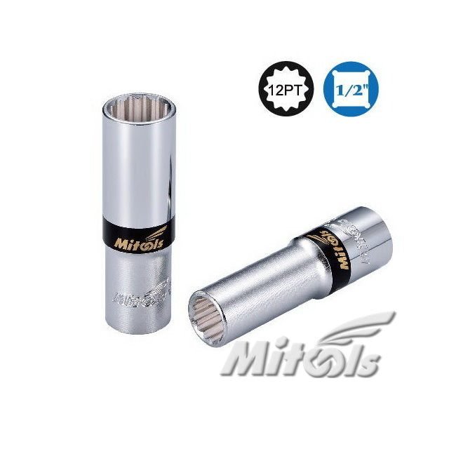 MITOOLS Deep Socket Wrench 1/2" Sq. Dr. X 12 Points, General Hardware Wrenches — Southend Philippines