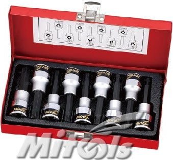 MITOOLS Torx Bit Socket Set 1/2" Square Drive X 60mm Long, General Hardware Sockets & Ratchets — Southend Philippines