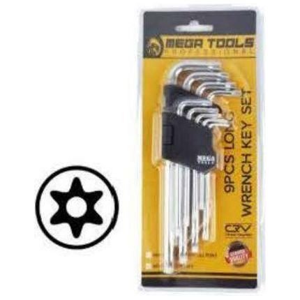 MLWK9ST 9pcs Long Torx Key Allen Wrench Set, General Hardware Sockets & Ratchets — Southend Philippines
