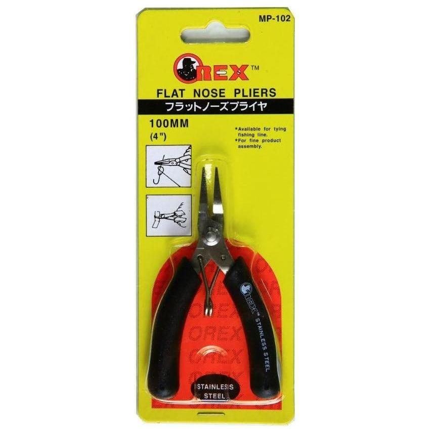 Orex MP-102 Mini Flat Nose Plier 4", General Hardware Pliers & Cutters — Southend Philippines