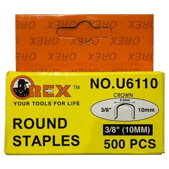 Orex U6110 Round Staples / Staple Wire 3/8", General Hardware Wrenches — Southend Philippines