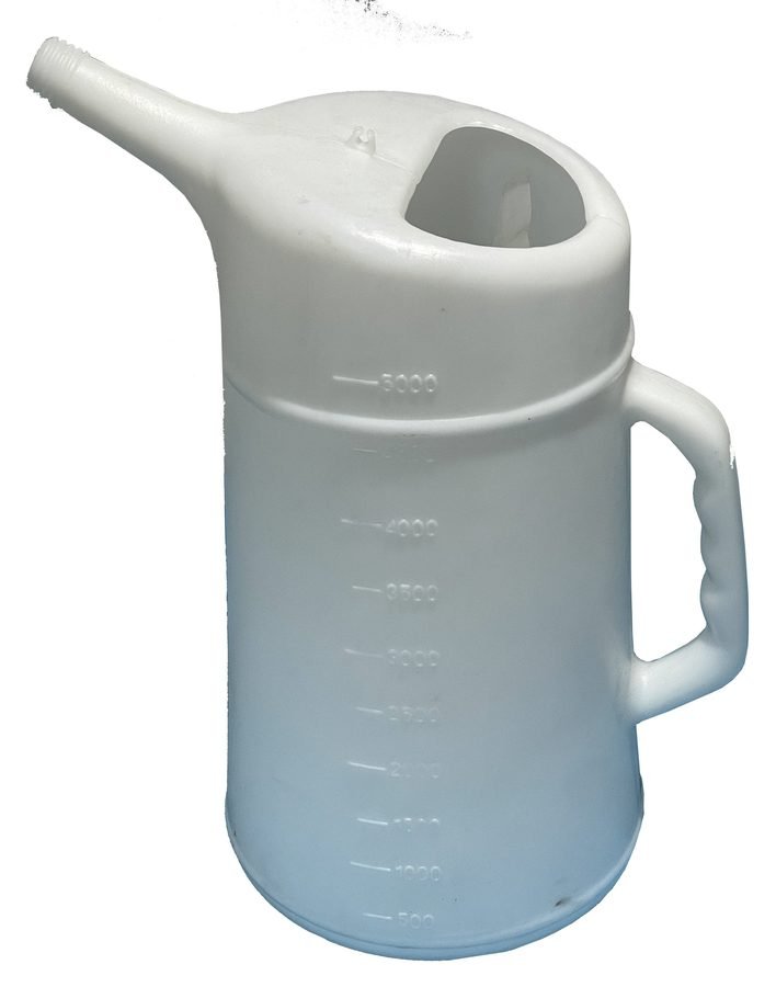 Plastic Measure W/Out Nozzle ( Oil Jar )