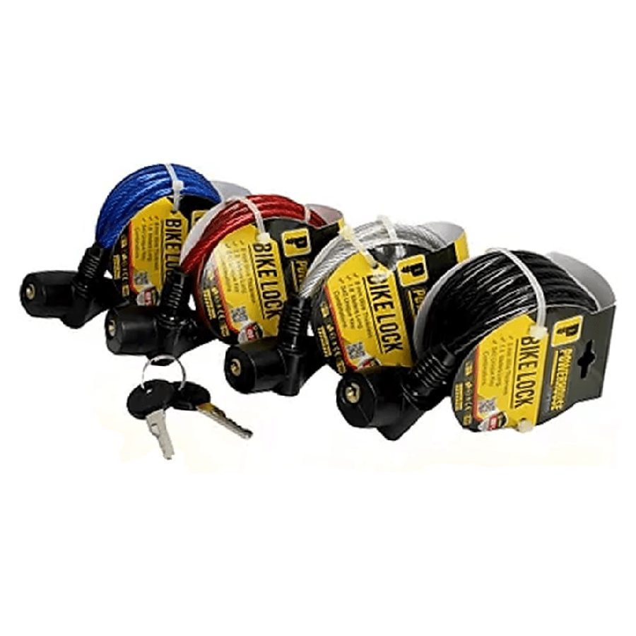 Powerhouse Powerhouse Bike Lock Assorted Color, General Hardware Locks & Hinges — Southend Philippines