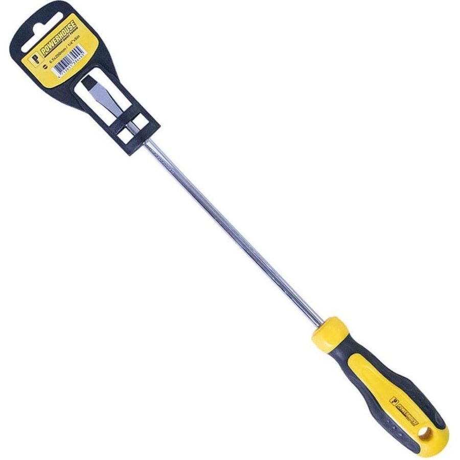 Powerhouse Powerhouse Cushion Grip Screwdriver Slotted, General Hardware Screwdrivers — Southend Philippines