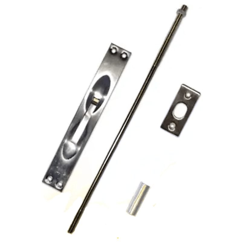Powerhouse Powerhouse UL Listed Stainless Flush Bolt For Metal Door 12", General Hardware Fasteners — Southend Philippines