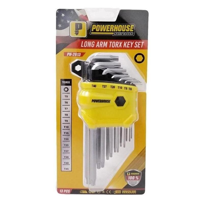 Powerhouse Powerhouse PH-2613 Torx Allen Wrench Set - Long Arm, General Hardware Wrenches — Southend Philippines