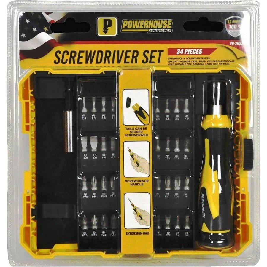 Powerhouse Powerhouse PH-2932D Multi-Bit Screwdriver Set, General Hardware Screwdrivers & Bits — Southend Philippines