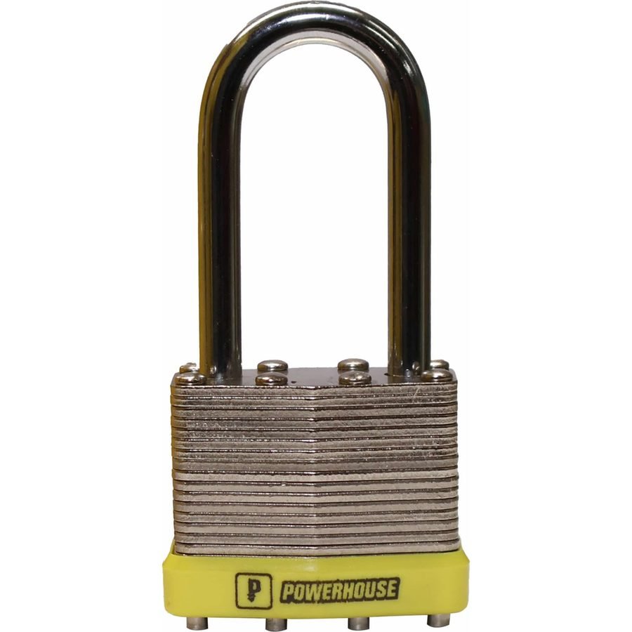 Powerhouse Powerhouse PH-LSPL Laminated Steel Padlock (Long Shackle), General Hardware Locks & Hinges — Southend Philippines