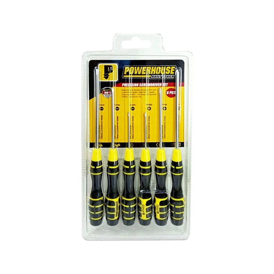 Powerhouse Powerhouse Precision Screwdriver Long Series (6 Pcs/Set), General Hardware Screwdrivers — Southend Philippines