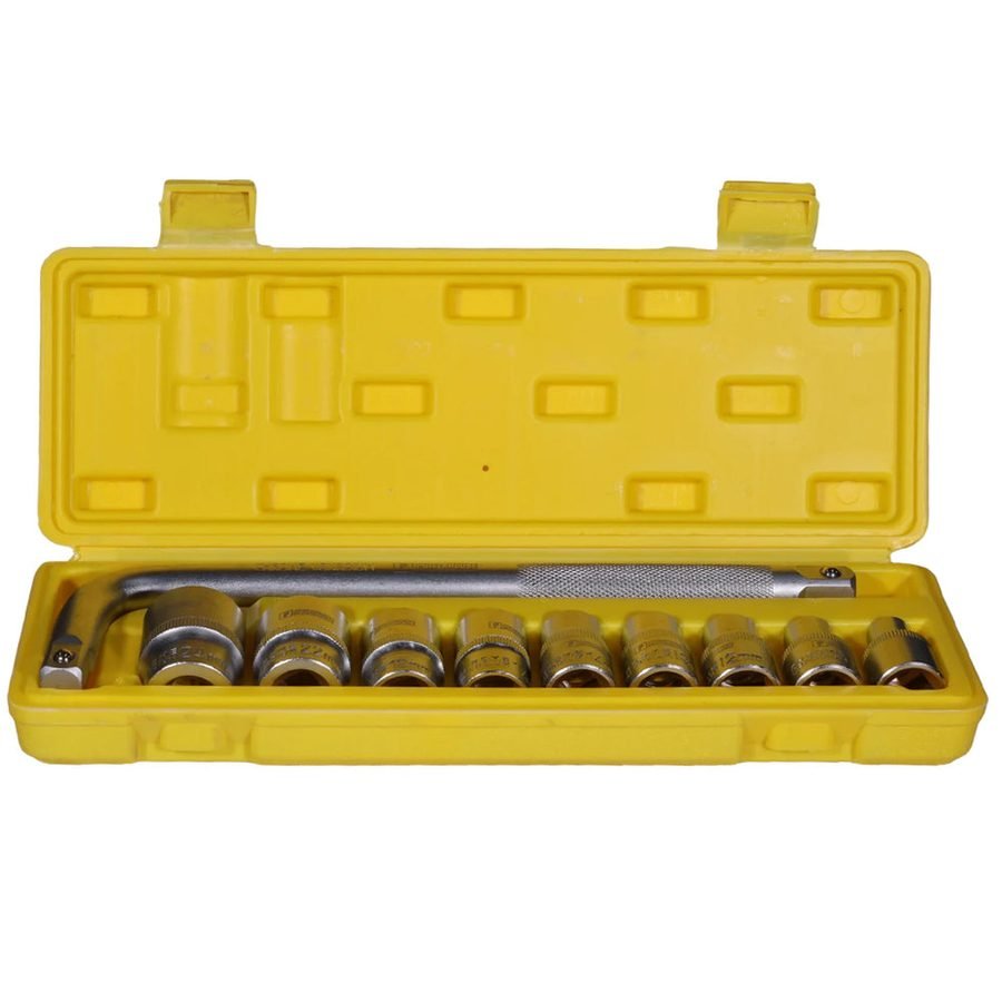 Powerhouse Socket Wrench CRV 1/2 Drive 10 PCS/SET