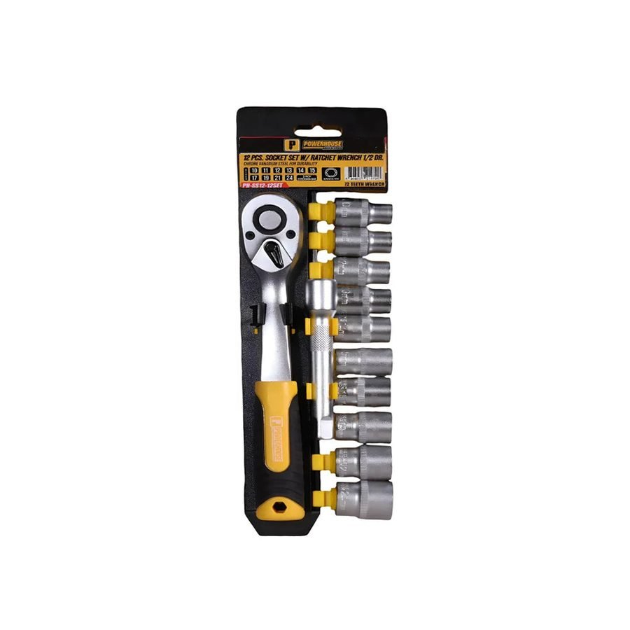 Powerhouse Socket Wrench With Ratchet Wrench Set