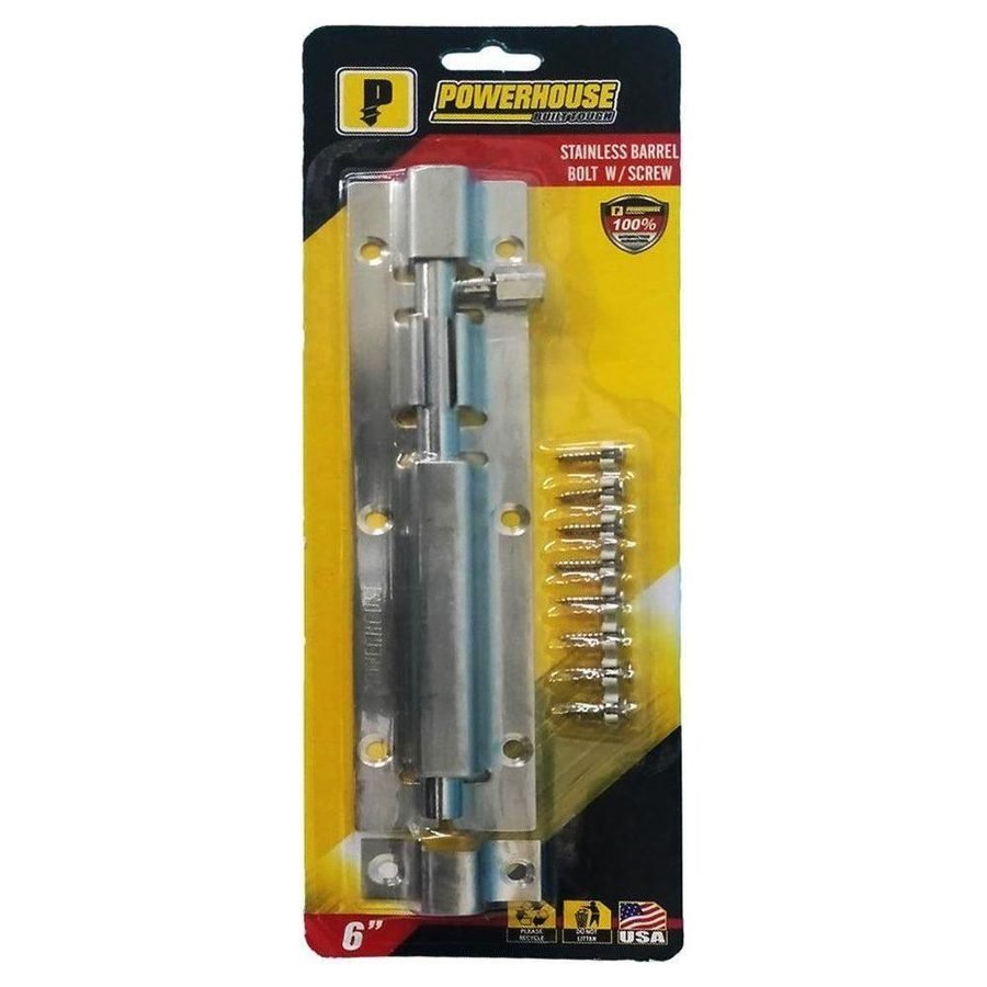 Powerhouse Powerhouse Stainless Barrell Bolt, General Hardware Fasteners — Southend Philippines