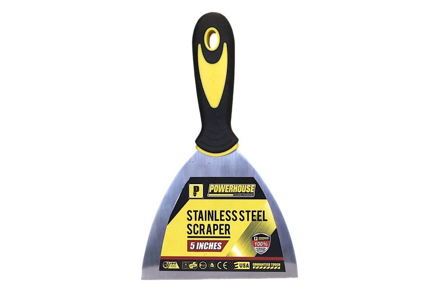 Powerhouse Powerhouse Stainless Steel Scraper With PVC Handle, General Hardware — Southend Philippines
