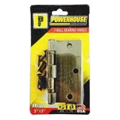 Powerhouse Powerhouse US5 2-Ball Bearing Hinges (Antique Brass), General Hardware Locks & Hinges — Southend Philippines
